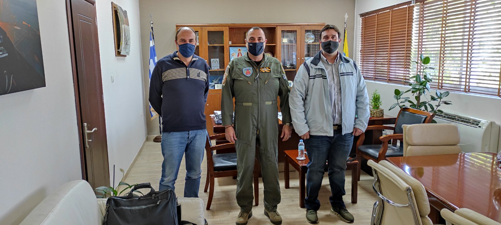 Επίσημη συνάντηση με τον Διοικητή της 116Π.Μ.  για τα προβλήματα της μονάδας του Αγρινίου